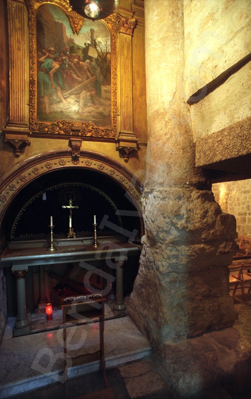 Via dolorosa. Chapel of Franciscan.