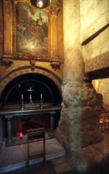 Via dolorosa. Chapel of Franciscan.