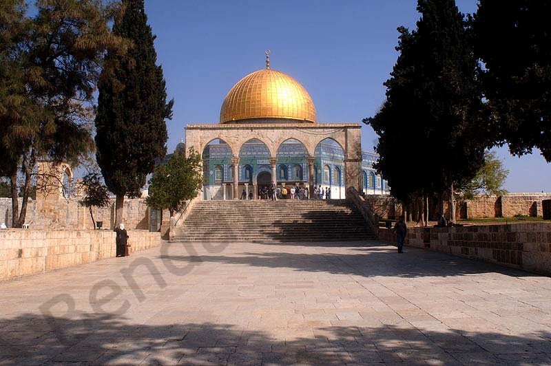 Haram es Sharif, Jerusalem, the Dome of the Rock, El-Aksza, Holy land, Mohamed profet. Islam, Kubbet-esz-Szachra.