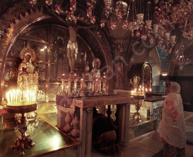 Golgotha Chapel. Church of the HolySepulchre. Jerusalem. 