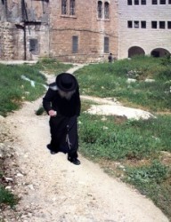 Jews quarter Israel, Jerusalem, Mea Shearim Qarter. Old Jews. Jes dis is the Holy Land.