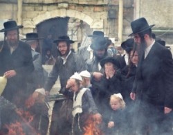 Chatzot in Israel, Jerusalem, Mea Shearim ultraorthodox Jews quarter.