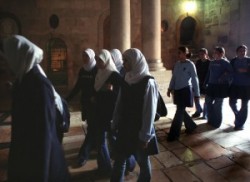 Holy Sepulcher_Holy Land_Holy Prison_Tomb of Christus_Stone of the Unction_Golgotha_Roman Catholics_Greek orthodox_