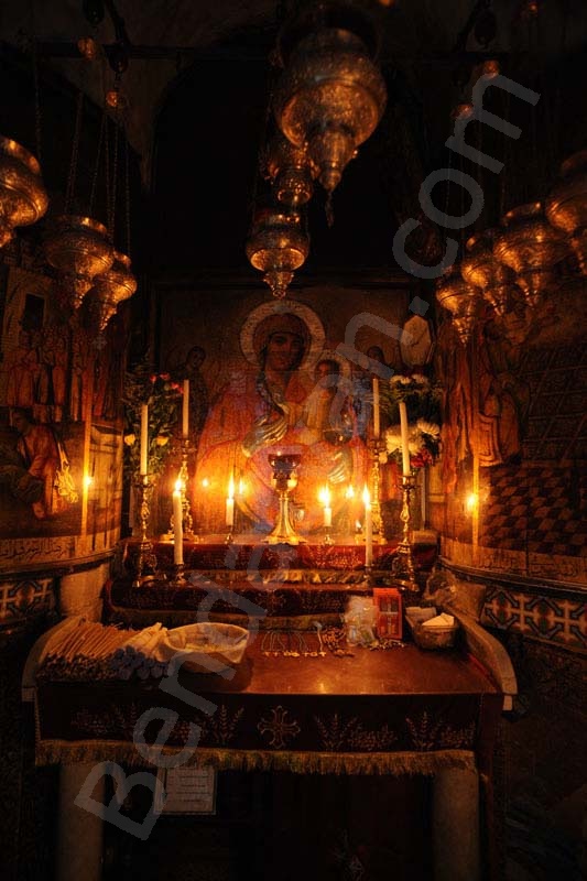 Choptic chapel at the grave of Jesus