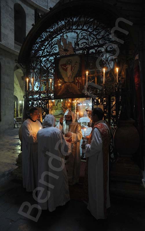 Choptic chapel at the grave of Jesus