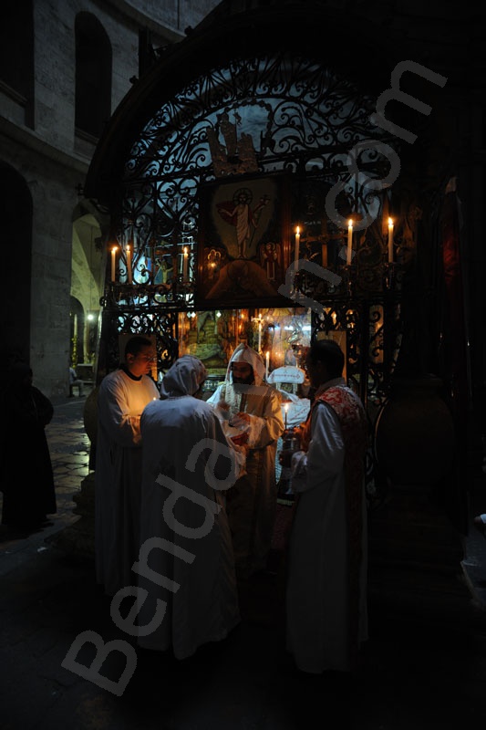 Choptic chapel at the grave of Jesus