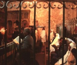 Holy Land_Holy Prison_Tomb of Christus_Golgotha_Roman Catholics_Greek orthodox_Chapel of Adam in the Holy Sepulcher_