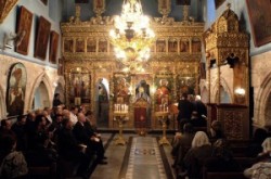 Holy Land_Holy Prison_Tomb of Christus_Golgotha_Easter in the saint Jakab chapel_Greek orthodox_in the Holy Sepulcher_