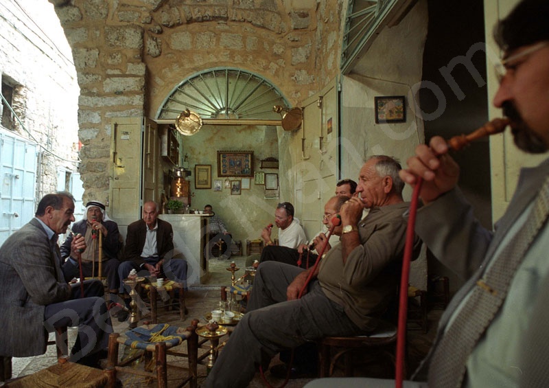 Holy Land_Holy Prison_Tomb of Christus_Golgotha_Roman Catholics_Greek orthodox_suk_arab cafe_arab people