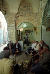 arab_cafe_Tomb of Christus_Golgotha_Roman Catholics_Greek orthodox_Chapel of Adam in the Holy Sepulcher_