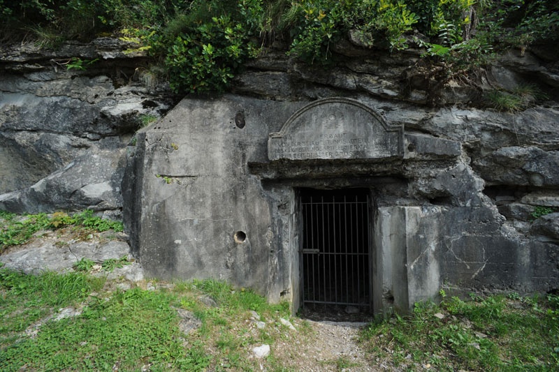 Mountain Fortresses at the Garda lake