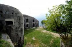 Mountain Fortresses at the Garda lake