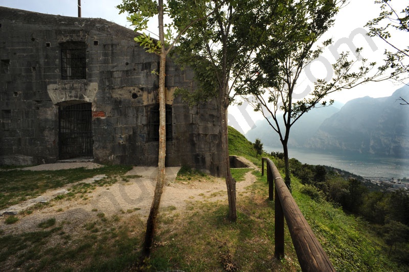 Mountain Fortresses at the Garda lake